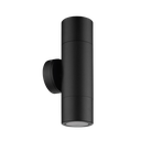 Applique murale exterieure 2x GU10 - Eclairage Haut et Bas -  IP65 - 220V - Noir - ALTHAE by DELITECH