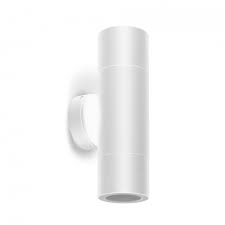 Applique murale extérieure 2x GU10 - Eclairage Haut et Bas -  IP65 - 220V - Blanc - ALTHAE by DELITECH
