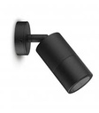 Spot mural extérieur orientable - GU10 - IP65 - 220V - Noir - ALTHAE By DELITECH