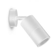Spot mural extérieur orientable - GU10 - IP65 - 220V - Blanc - ALTHAE By DELITECH