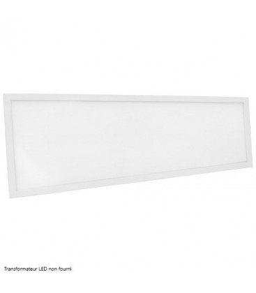 Dalle LED Cadre Blanc - 120x30cm - 40W - (Alimentation non fournie) - NOVA by DELITECH