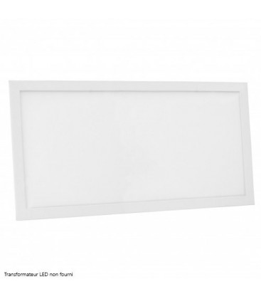 Dalle LED Cadre Blanc - 60x30cm - 25W - (Alimentation non fournie) - NOVA by DELITECH