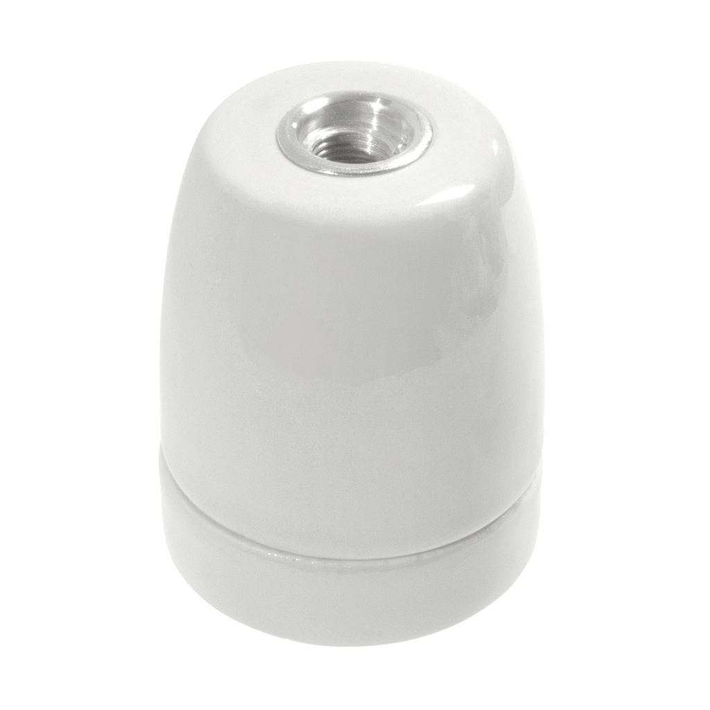 Douille de couleur - culot E27 - Blanc