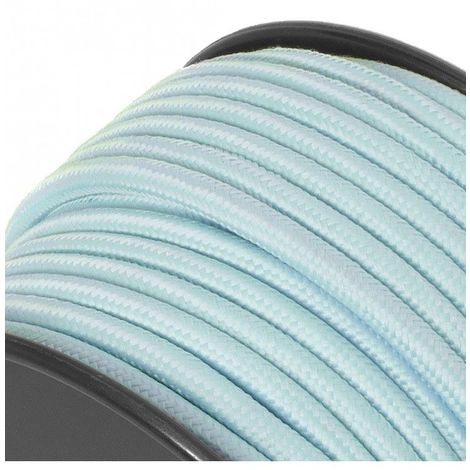 Câble décoration - 2 x 0,75mm2 - 1 mètre - Bleu ciel