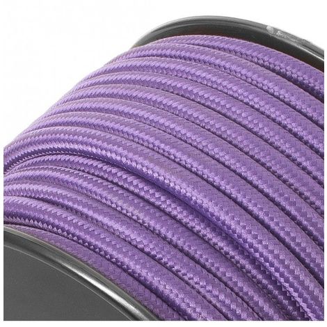 Câble décoration - 2 x 0,75mm2 - 1 mètre - Violet