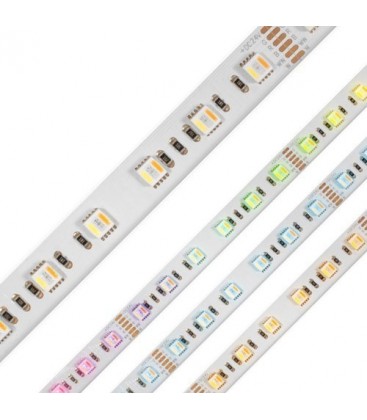 Rouleau Ruban 5 mètres LED MAESTRO - 24V DC - 24W/M - IP20 - RGBCCT - CRI>90 - By DELITECH