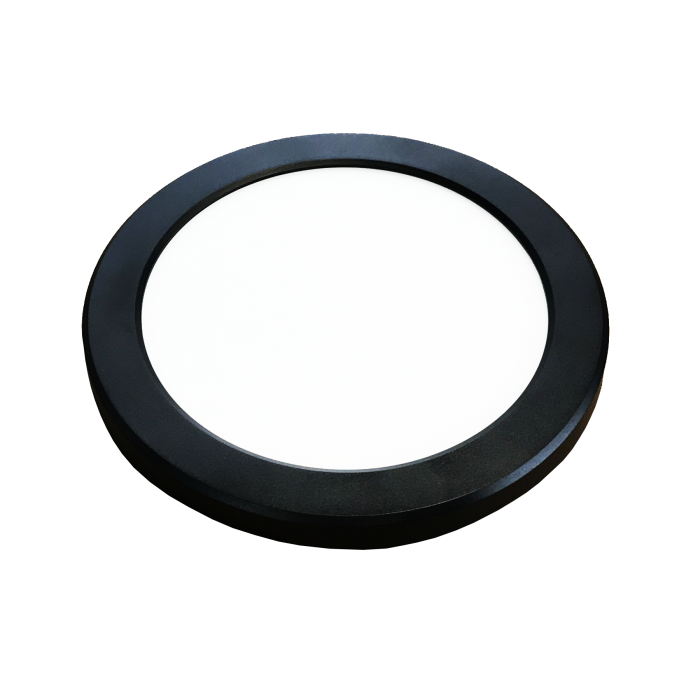 Collerette Noir Pour Hublot Downlight LED Saillie Encastrable
