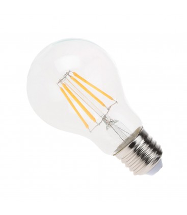 Ampoule LED E27 - 6W - Filament - A60 - Transparent