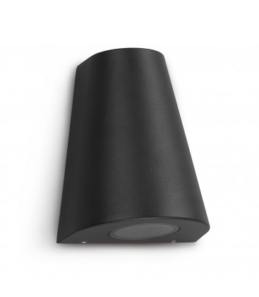 [DT-APLCO-2X5W-BLA-3C] Applique murale extérieure 2X 5W - IP54 - Haut & Bas - Noir - DELITECH