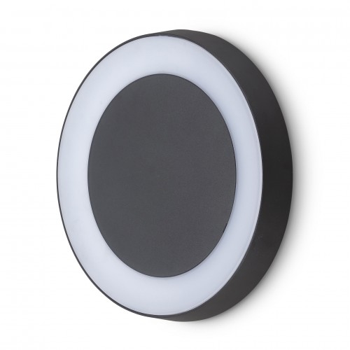 [DT-APLRD02-20W-BLA-3C] Hublot Applique murale extérieure 20W - IP54 - Ronde - DELITECH