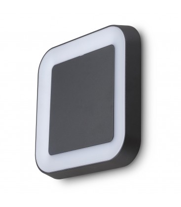 [DT-APLSQ02-20W-BLA-3C] Hublot Applique murale extérieure 20W - IP54 - Carrée - DELITECH