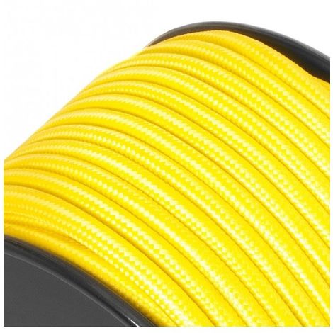 [DILLSC-VDEHVKX-YEL] Câble décoration - 2 x 0,75mm2 - 1 mètre - Jaune