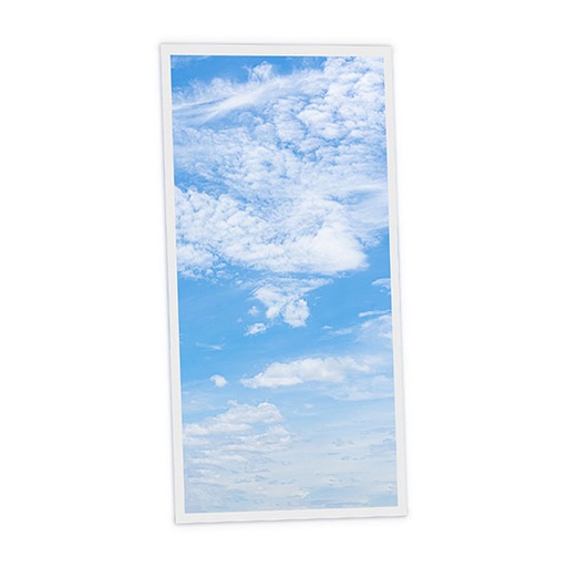[DT1-AIR-12060-X1V] Pack 1 Dalle LED Imprimée verticale - Air - 1200x600mm - Usinée en France by DELITECH