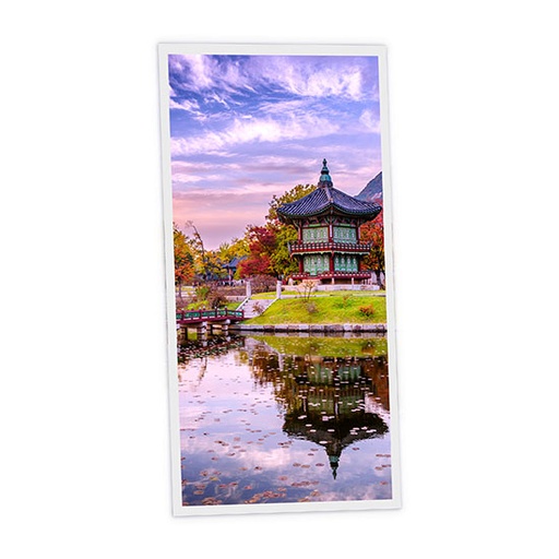 [DT1-KOR-12060-X1V] Pack 1 Dalle LED Imprimée verticale - Korea - 1200x600mm - Usinée en France by DELITECH
