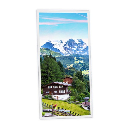 [DT1-SWI-12060-X1V] Pack 1 Dalle LED Imprimée verticale - Swiss - 1200x600mm - Usinée en France by DELITECH