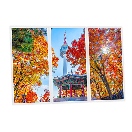 [DT1-SEO-12060-X3] Pack 3 Dalles LED Imprimées - Seoul - 1200x600mm - Usinée en France by DELITECH