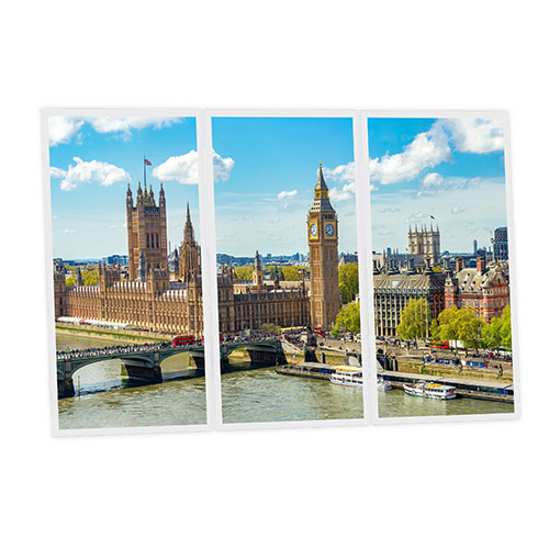 [DT1-LDN-12060-X3] Pack 3 Dalles LED Imprimées - London - 1200x600mm - Usinée en France by DELITECH