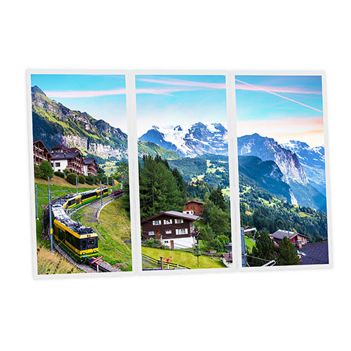 [DT1-SWI-12060-X3] Pack 3 Dalles LED Imprimées - Swiss - 1200x600mm - Usinée en France by DELITECH