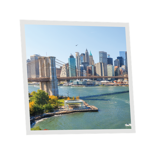 [DT1-NEW-6060-X1] Pack 1 Dalle LED Imprimée - New York - 600x600mm - Usinée en France by DELITECH