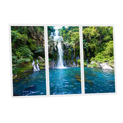 [DT1-REU-12060-X3] Pack 3 Dalles LED Imprimées - Reunion - 1200x600mm - Usinée en France by DELITECH