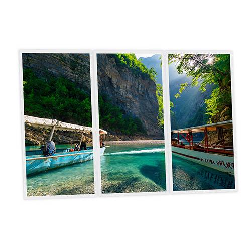 [DT1-ALB-12060-X3] Pack 3 Dalles LED Imprimées - Albania - 1200x600mm - Usinée en France by DELITECH