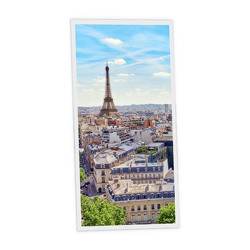 [DT1-PAR-12060-X1V] Pack 1 Dalle LED Imprimée verticale - Paris - 1200x600mm - Usinée en France by DELITECH
