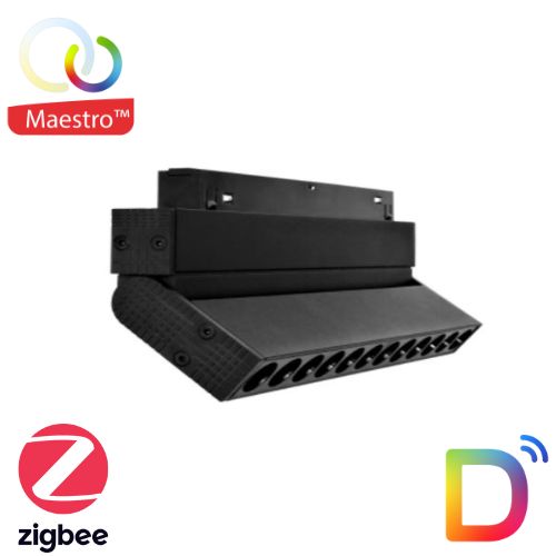 [DT-MG5-06F-ZL] Luminaire Orientable Rail Magnetique UGR16 6W MAESTRO RF Gen 2 + Zigbee Tuya RGBCCT DELISMART