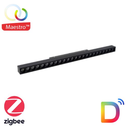 [DT-MG5-12N-ZL] Luminaire Rail Magnetique UGR16 12W MAESTRO RF Gen 2 + Zigbee Tuya RGBCCT DELISMART