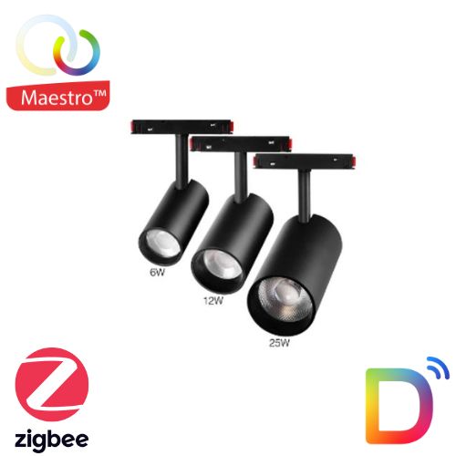 [DT-MS5-06B-ZR] Spot Rail Magnetique 6W MAESTRO RF Gen 2 + Zigbee Tuya RGBCCT DELISMART