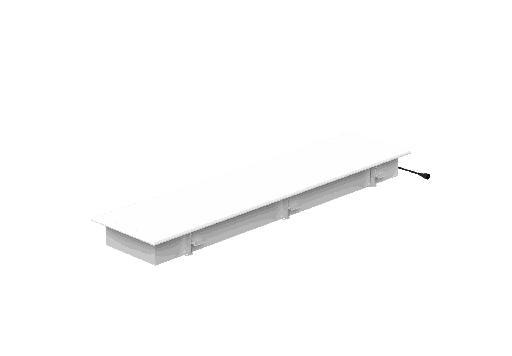 [DTSB-12030C1] Dalle LED 120x30 salle blanche ISO 1 à 9 - IP65/IP64 - Installation encastrée 