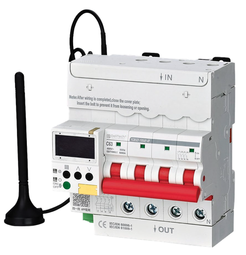 [DS4G-YCB9ZF-100A] Télérupteur / Horloge Astronomique 4G Connecté 32A DELISMART