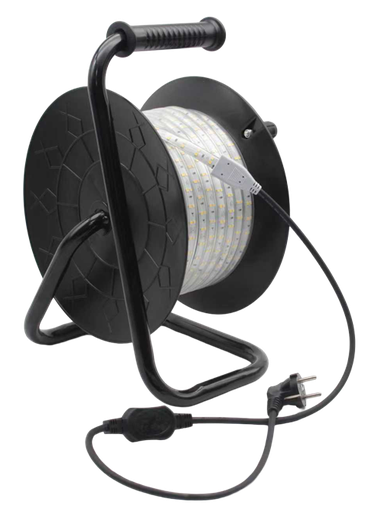 [DT-RC700-50-G1] Ruban LED de Chantier avec enrouleur - 50 metres - 400 W - 230 VAC - IP65 - 6000K - 700 lm/m