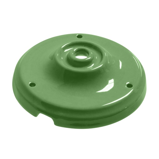 [DILLS2-BASE-VERT] Socle / Pavillon de couleur pour suspension câble textile - Vert