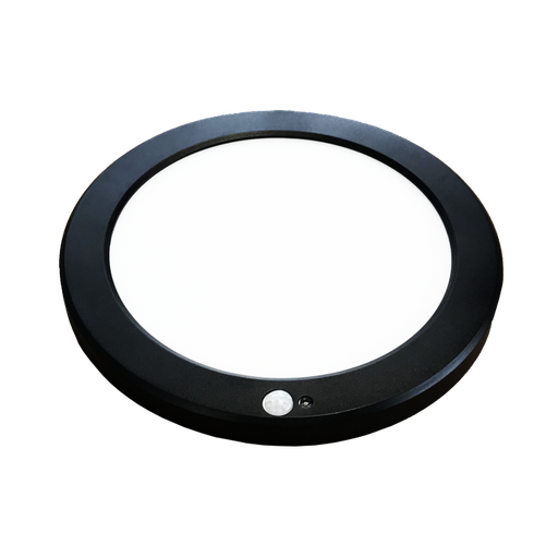 [DILSDS2-RD01PIR-BLA] Collerette Noir Pour Hublot Downlight LED Saillie Encastrable à Détection