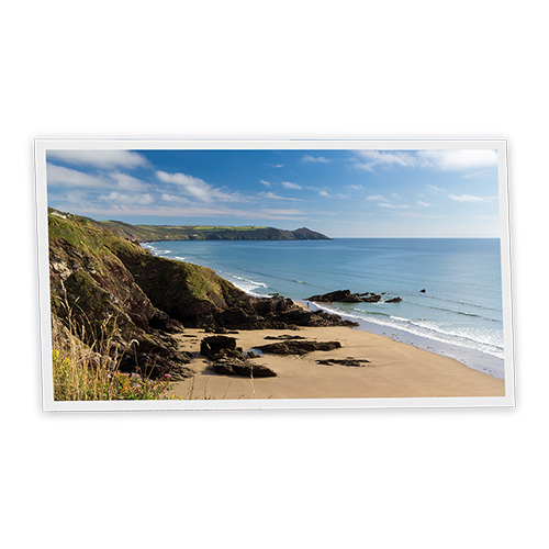 [DT1-BEA-12060-X1H] Pack 1 Dalle LED Imprimée horizontale - Beach - 1200x600mm - Usinée en France by DELITECH