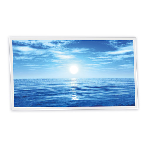 [DT1-HOR-12060-X1H] Pack 1 Dalle LED Imprimée horizontale - Horizon - 1200x600mm - Usinée en France by DELITECH