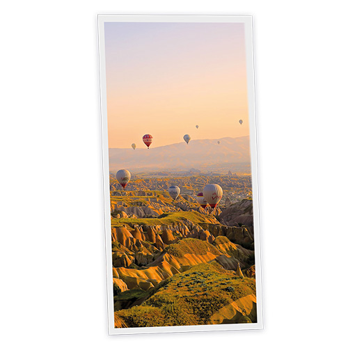 [DT1-VIE-12060-X1V] Pack 1 Dalle LED Imprimée verticale - Views - 1200x600mm - Usinée en France by DELITECH