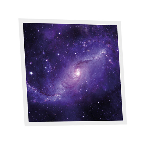 [DT1-GAL-6060-X1] Pack 1 Dalle LED Imprimée - Galaxy - 600x600mm - Usinée en France by DELITECH